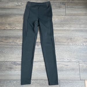 Ivy Park Gray Full Length High Rise Lined Leggings Sz XS
